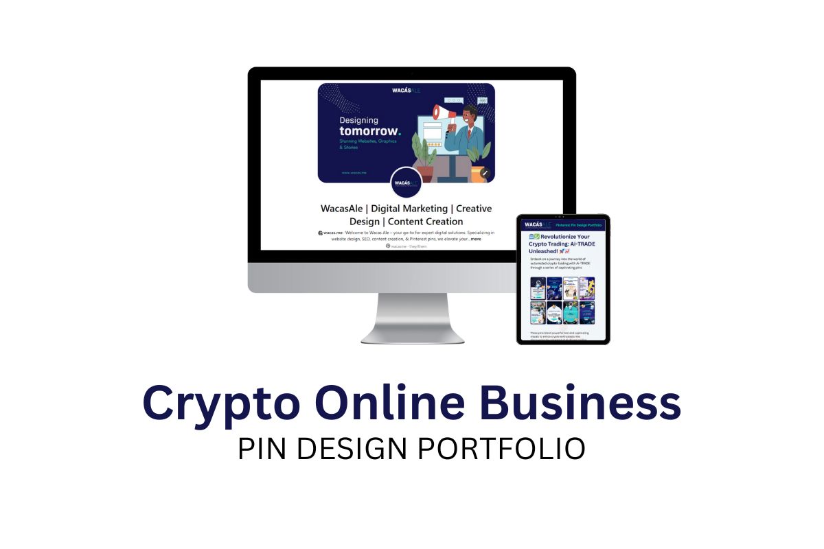 Crypto & Trading Pinterest Pins Design Service Portfolio – Wacas.me