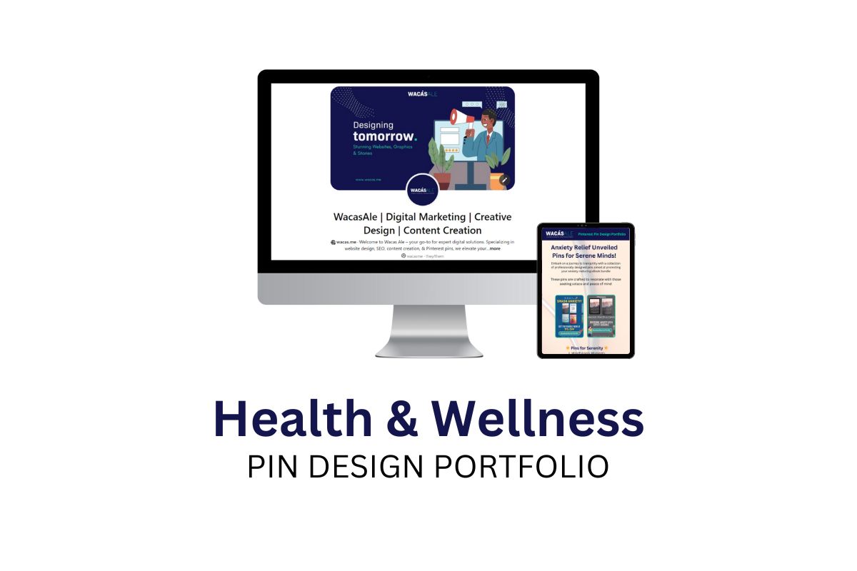 Anxiety, Wellness, Health, Ebook Business Pinterest Pins Designs Service – Portfolio