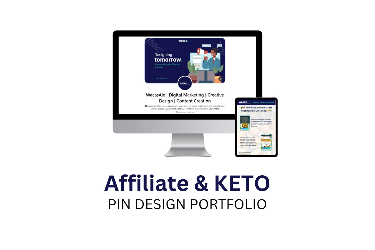 Keto Affiliate Product Pinterest Pin Design Service Portfolio – Wacas. me