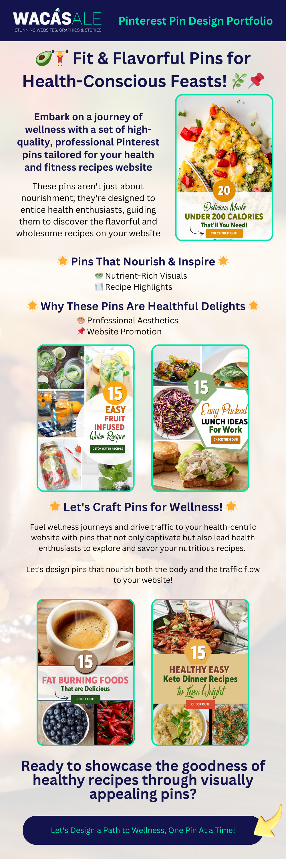 Recipes Pinterest Pin Design Service