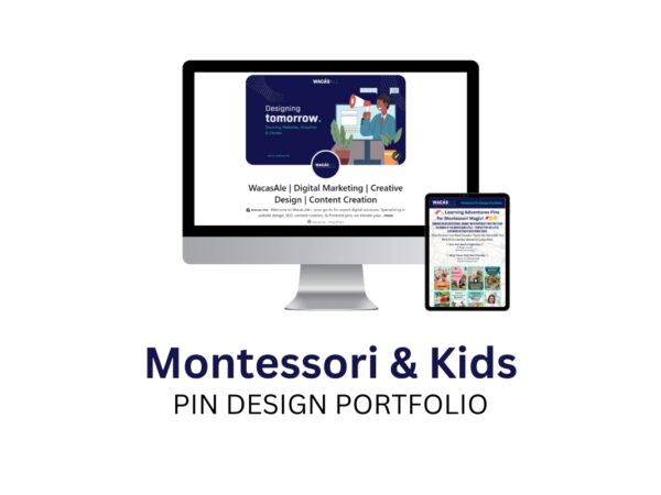 Montessori, Kids, School Pinterest Pins Portfolio