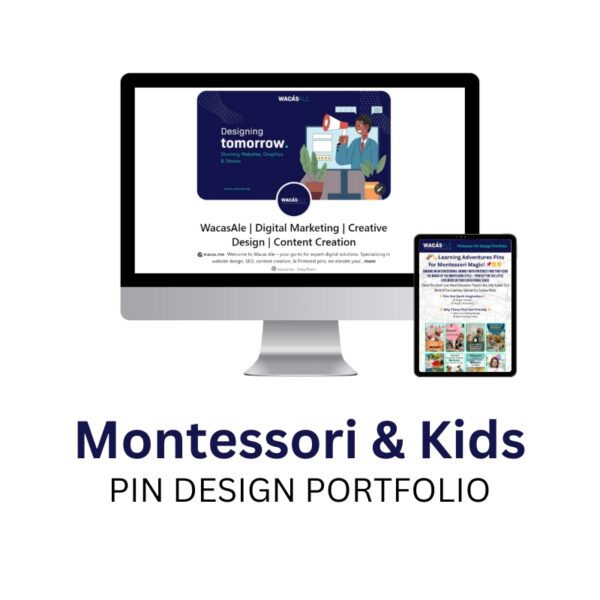 Montessori, Kids, School Pinterest Pins Portfolio