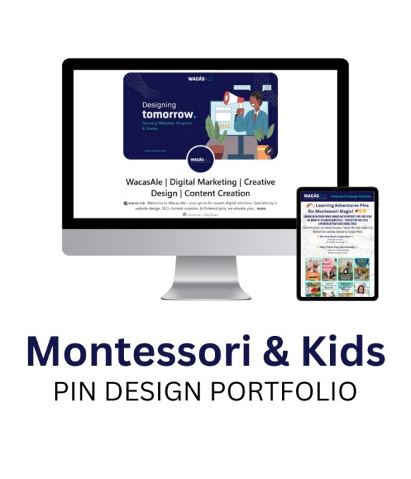 Montessori, Kids, School Pinterest Pins Portfolio