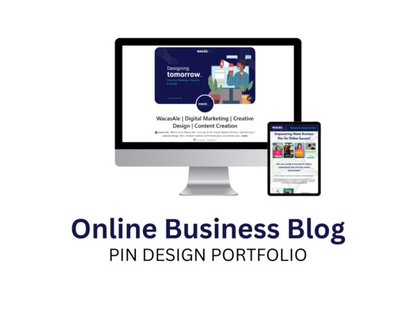 Online Business Starting Pinterest Pins Portfolio