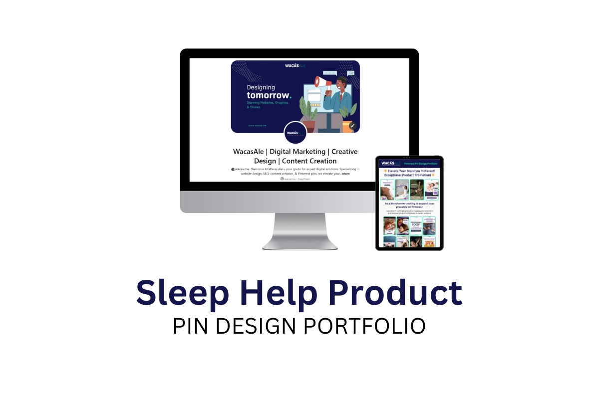 Sleep Help Product Promotion Pin Design Service Portfolio – Wacas. me